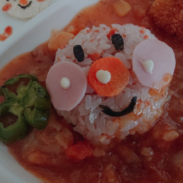 簡単アンパンマンキャラ弁